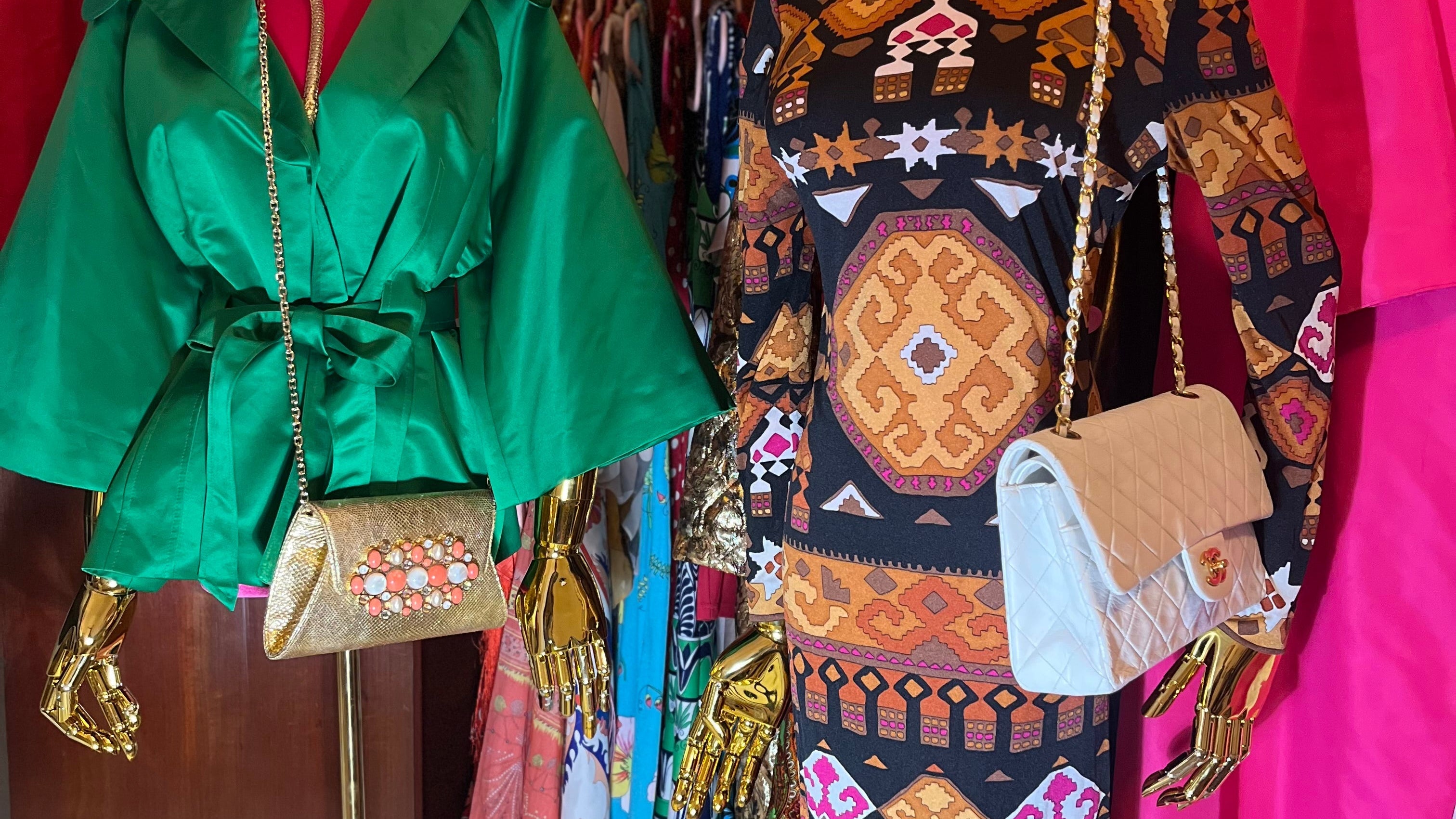 Pink Hibiscus Vintage